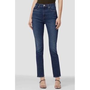 Hudson Harlow High Rise Dark Denim Wash Skinny Leg Ankle Jeans Size 27